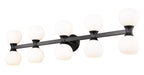 Vanity Z-Lite 494-10V-MB Matte Black Artemis 10 Light Vanity Z-Lite