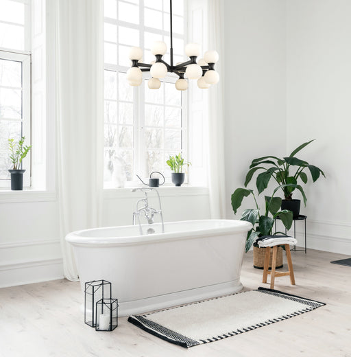 Chandelier Z-Lite 494-16MB Matte Black Artemis 16 Light Chandelier Z-Lite