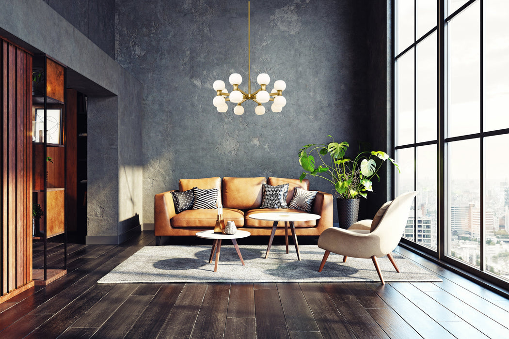 Chandelier Z-Lite 494-16MGLD Modern Gold Artemis 16 Light Chandelier Z-Lite