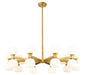 Chandelier Z-Lite 494-20MGLD Modern Gold Artemis 20 Light Chandelier Z-Lite