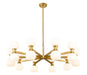Chandelier Z-Lite 494-20MGLD Modern Gold Artemis 20 Light Chandelier Z-Lite