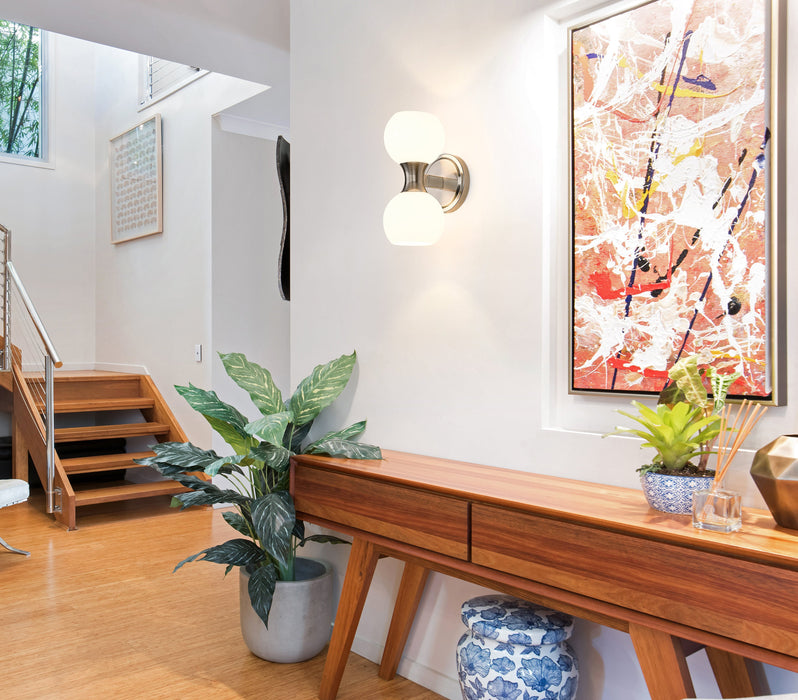 Wall Sconce Z-Lite 494-2S-BN Brushed Nickel Artemis 2 Light Wall Sconce Z-Lite