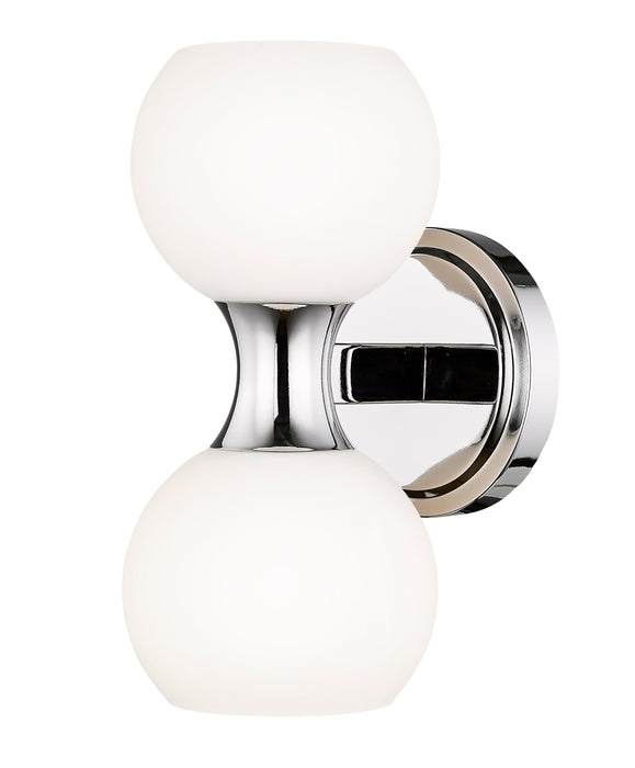Wall Sconce Z-Lite 494-2S-CH Chrome Artemis 2 Light Wall Sconce Z-Lite