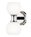Wall Sconce Z-Lite 494-2S-CH Chrome Artemis 2 Light Wall Sconce Z-Lite