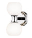 Wall Sconce Z-Lite 494-2S-CH Chrome Artemis 2 Light Wall Sconce Z-Lite