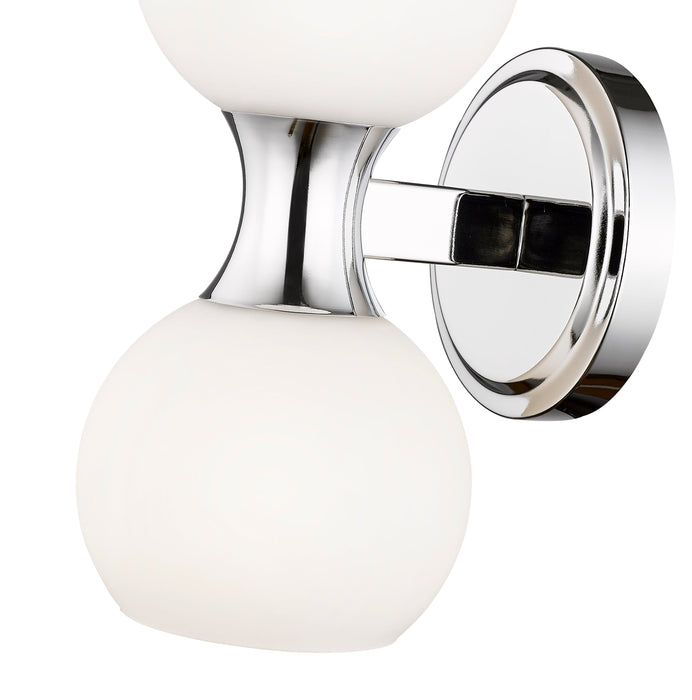 Wall Sconce Z-Lite 494-2S-CH Chrome Artemis 2 Light Wall Sconce Z-Lite
