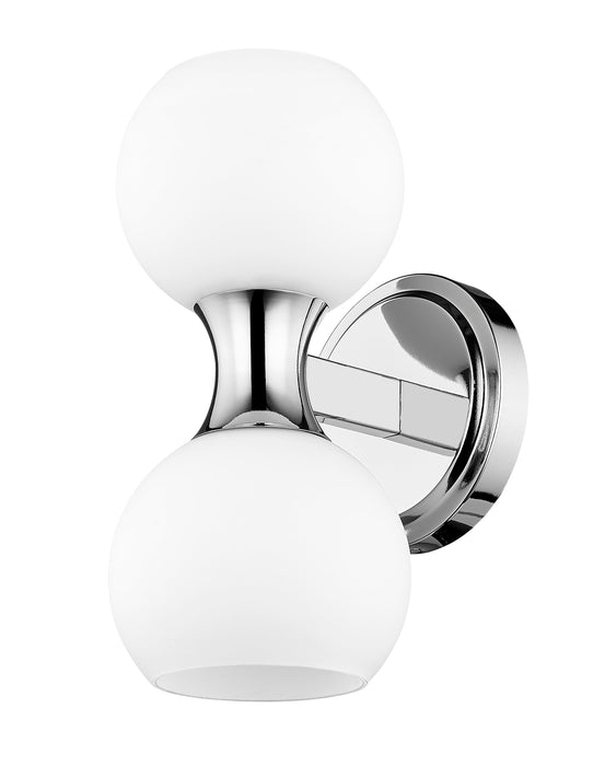 Wall Sconce Z-Lite 494-2S-CH Chrome Artemis 2 Light Wall Sconce Z-Lite