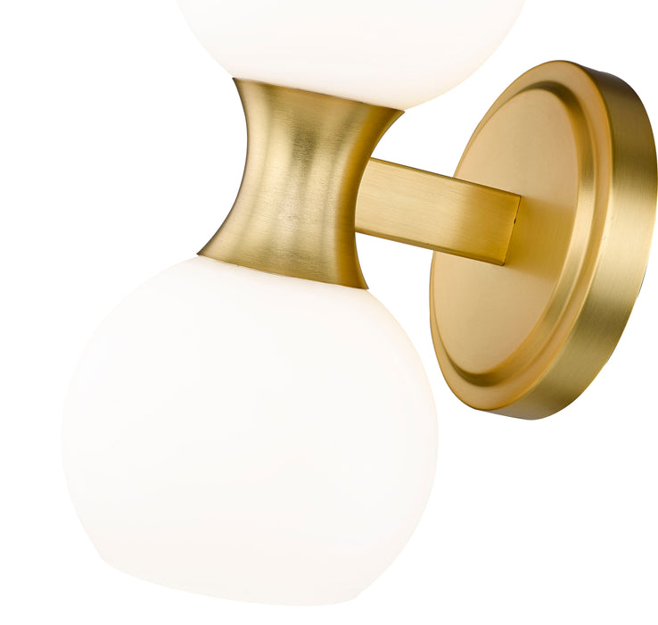 Wall Sconce Z-Lite 494-2S-MGLD Modern Gold Artemis 2 Light Wall Sconce Z-Lite