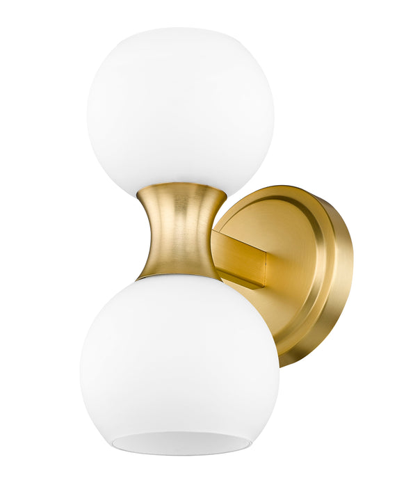 Wall Sconce Z-Lite 494-2S-MGLD Modern Gold Artemis 2 Light Wall Sconce Z-Lite