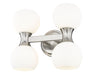 Vanity Z-Lite 494-4V-BN Brushed Nickel Artemis 4 Light Vanity Z-Lite