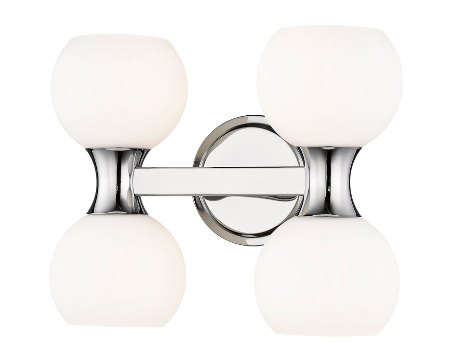 Vanity Z-Lite 494-4V-CH Chrome Artemis 4 Light Vanity Z-Lite
