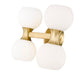 Vanity Z-Lite 494-4V-MGLD Modern Gold Artemis 4 Light Vanity Z-Lite