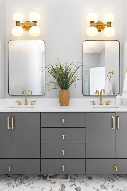 Vanity Z-Lite 494-4V-MGLD Modern Gold Artemis 4 Light Vanity Z-Lite