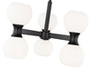 Chandelier Z-Lite 494-6MB Matte Black Artemis 6 Light Chandelier Z-Lite