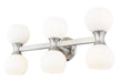 Vanity Z-Lite 494-6V-BN Brushed Nickel Artemis 6 Light Vanity Z-Lite