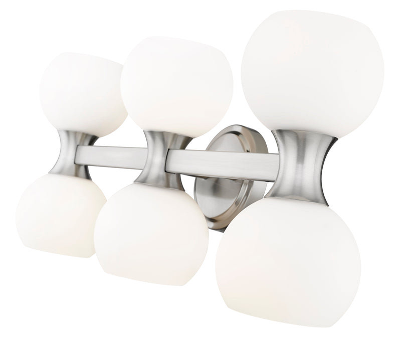 Vanity Z-Lite 494-6V-BN Brushed Nickel Artemis 6 Light Vanity Z-Lite