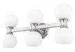 Vanity Z-Lite 494-6V-BN Brushed Nickel Artemis 6 Light Vanity Z-Lite