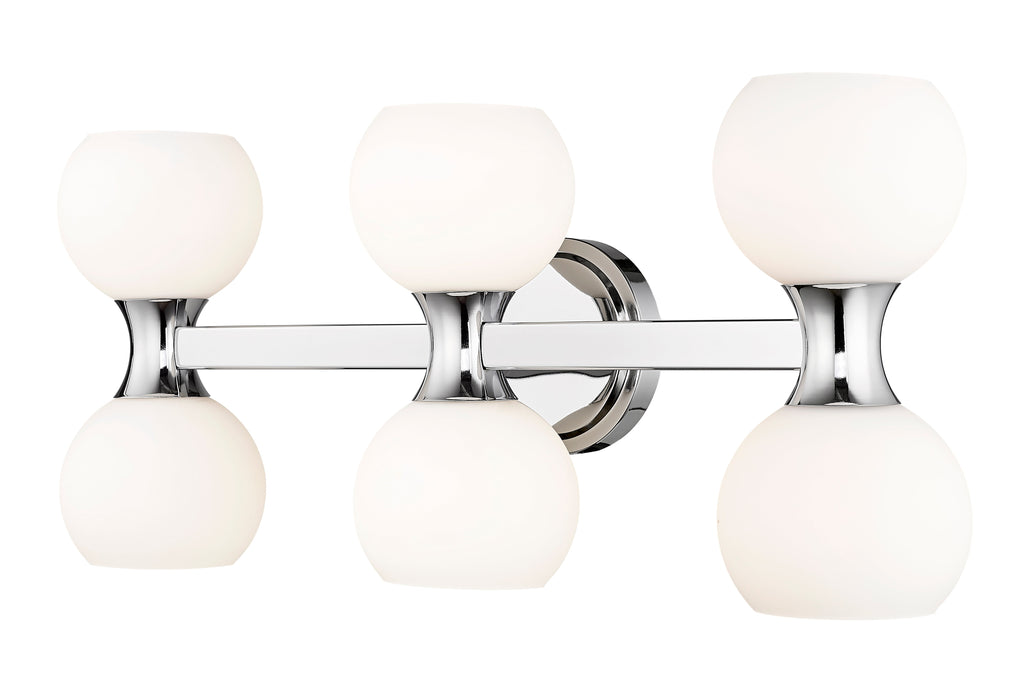 Vanity Z-Lite 494-6V-CH Chrome Artemis 6 Light Vanity Z-Lite