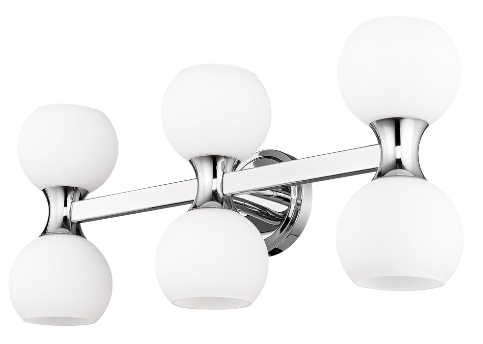 Vanity Z-Lite 494-6V-CH Chrome Artemis 6 Light Vanity Z-Lite