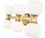 Vanity Z-Lite 494-6V-MGLD Modern Gold Artemis 6 Light Vanity Z-Lite