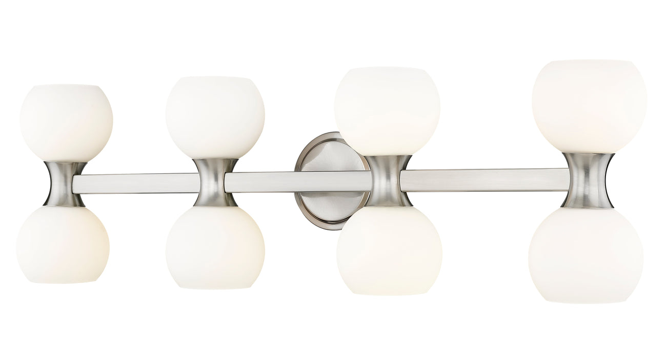 Vanity Z-Lite 494-8V-BN Brushed Nickel Artemis 8 Light Vanity Z-Lite
