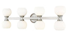 Vanity Z-Lite 494-8V-BN Brushed Nickel Artemis 8 Light Vanity Z-Lite