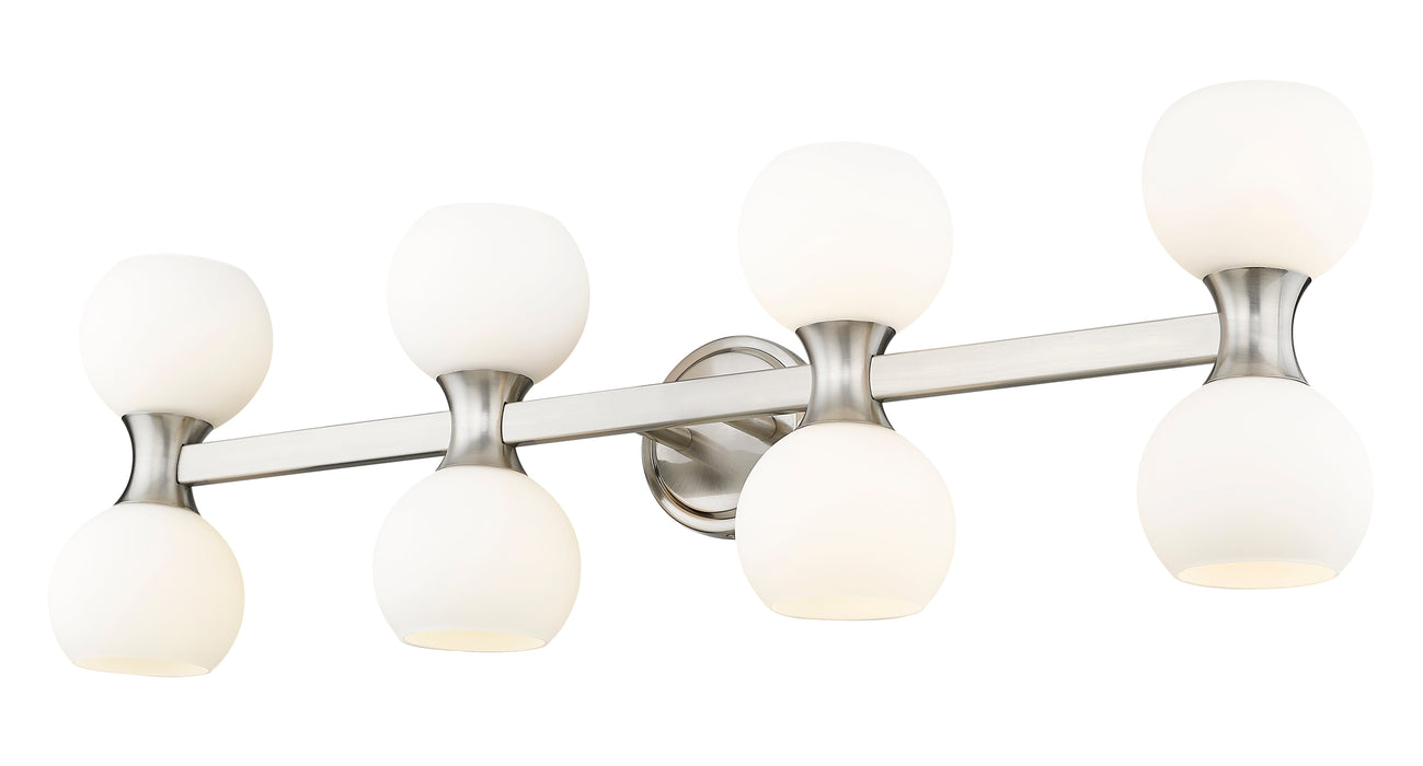Vanity Z-Lite 494-8V-BN Brushed Nickel Artemis 8 Light Vanity Z-Lite