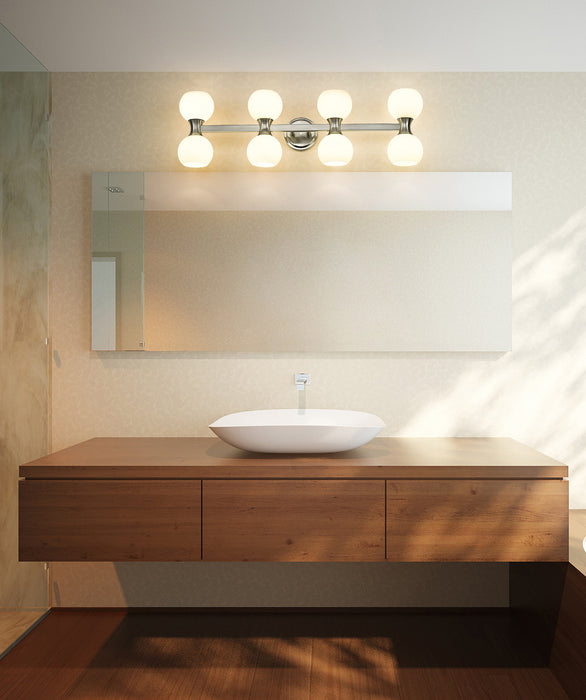 Vanity Z-Lite 494-8V-BN Brushed Nickel Artemis 8 Light Vanity Z-Lite