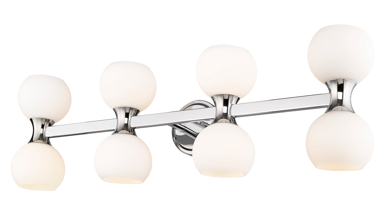 Z-Lite 494-8V-CH Chrome Artemis 8 Light Vanity — LightStoreUSA