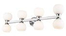 Vanity Z-Lite 494-8V-CH Chrome Artemis 8 Light Vanity Z-Lite