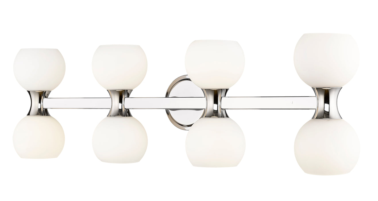 Z-Lite 494-8V-CH Chrome Artemis 8 Light Vanity — LightStoreUSA