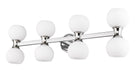 Vanity Z-Lite 494-8V-CH Chrome Artemis 8 Light Vanity Z-Lite