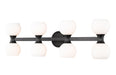 Vanity Z-Lite 494-8V-MB Matte Black Artemis 8 Light Vanity Z-Lite
