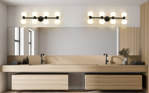 Vanity Z-Lite 494-8V-MB Matte Black Artemis 8 Light Vanity Z-Lite