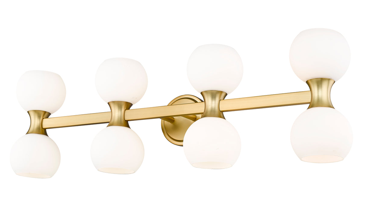 Vanity Z-Lite 494-8V-MGLD Modern Gold Artemis 8 Light Vanity Z-Lite