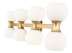 Vanity Z-Lite 494-8V-MGLD Modern Gold Artemis 8 Light Vanity Z-Lite
