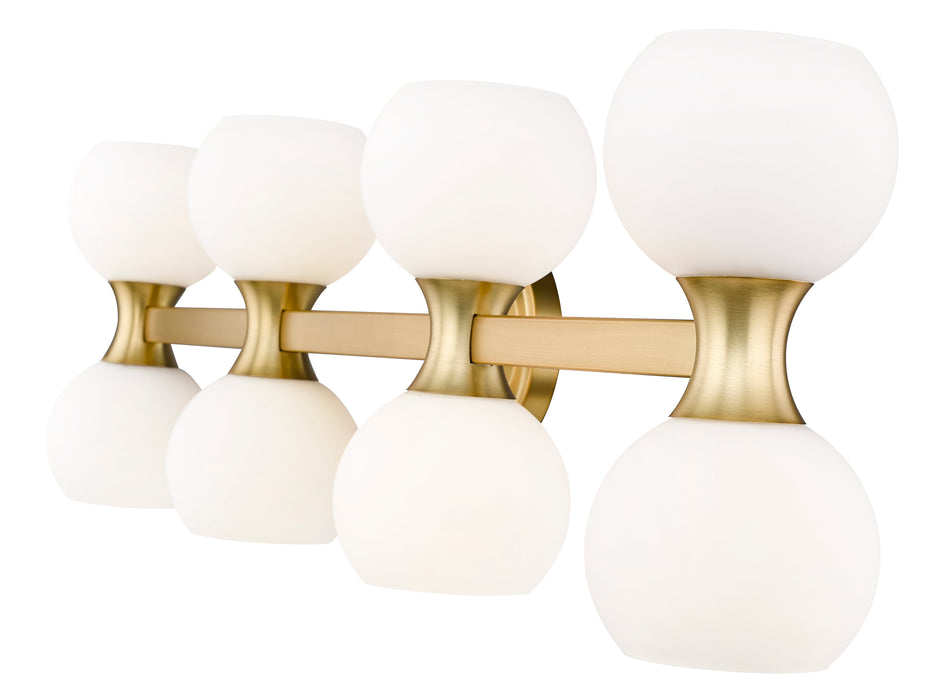 Vanity Z-Lite 494-8V-MGLD Modern Gold Artemis 8 Light Vanity Z-Lite