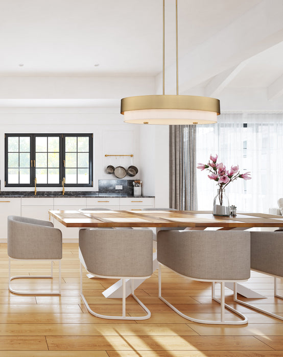 Linear Chandelier Z-Lite 495-42L-MGLD Modern Gold Counterpoint 5 Light Linear Chandelier Z-Lite