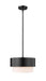 Pendant Z-Lite 495P12-MB Matte Black Counterpoint 1 Light Pendant Z-Lite