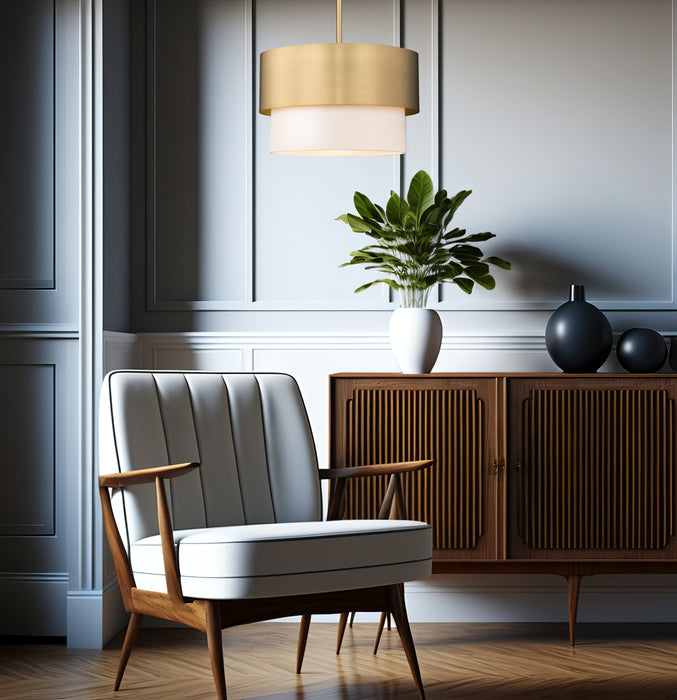 Pendant Z-Lite 495P12-MGLD Modern Gold Counterpoint 1 Light Pendant Z-Lite