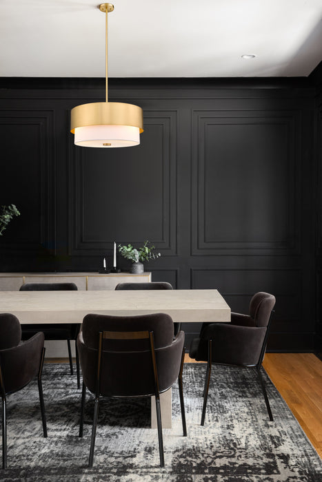 Pendant Z-Lite 495P18-MGLD Modern Gold Counterpoint 3 Light Pendant Z-Lite