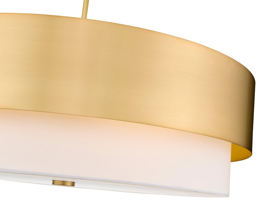 Chandelier Z-Lite 495P32-MGLD Modern Gold Counterpoint 6 Light Chandelier Z-Lite