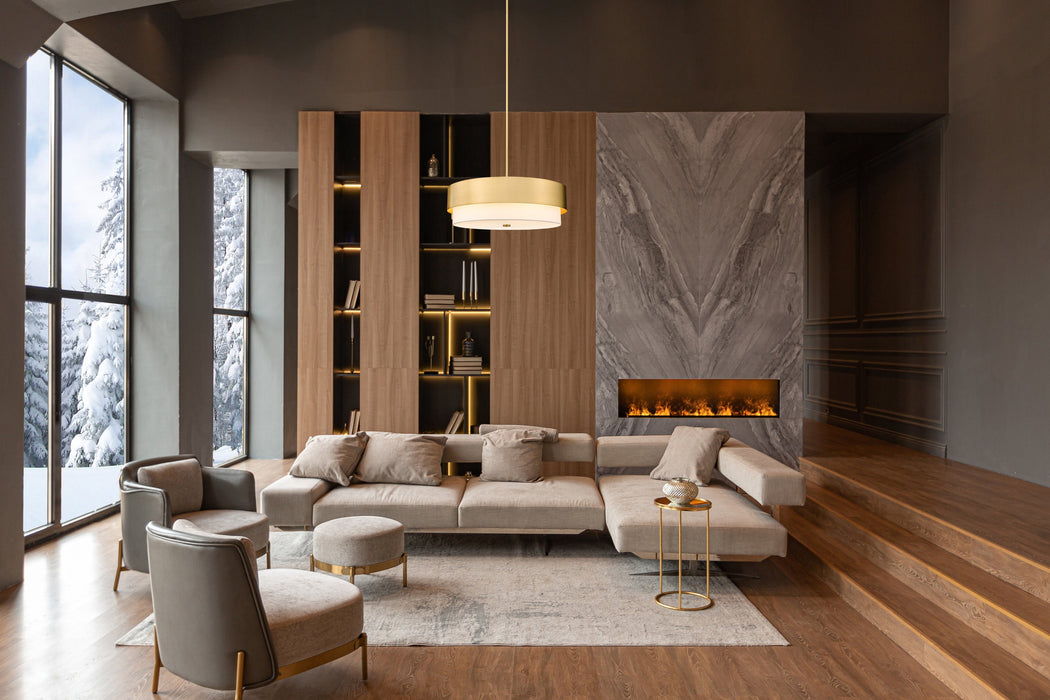 Chandelier Z-Lite 495P32-MGLD Modern Gold Counterpoint 6 Light Chandelier Z-Lite