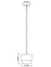 Pendant Z-Lite 495P7-MGLD Modern Gold Counterpoint 1 Light Pendant Z-Lite