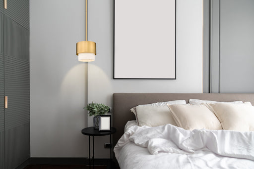 Pendant Z-Lite 495P7-MGLD Modern Gold Counterpoint 1 Light Pendant Z-Lite