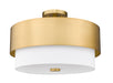 Semi Flush Mount Z-Lite 495SF18-MGLD Modern Gold Counterpoint 3 Light Semi Flush Mount Z-Lite