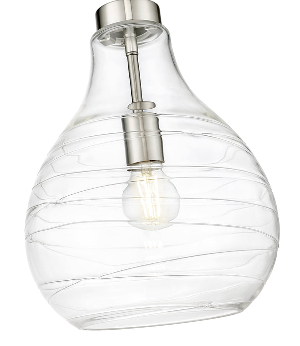 Pendant Z-Lite 496P10-BN Brushed Nickel Bon Air 1 Light Pendant Z-Lite