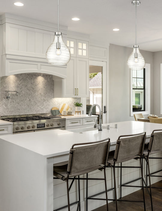 Pendant Z-Lite 496P10-BN Brushed Nickel Bon Air 1 Light Pendant Z-Lite