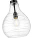 Pendant Z-Lite 496P10-MB Matte Black Bon Air 1 Light Pendant Z-Lite