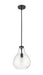 Pendant Z-Lite 496P10-MB Matte Black Bon Air 1 Light Pendant Z-Lite